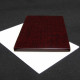 Micarta lining No. 92211 burgundy with fabric texture 8.2x80x130 mm